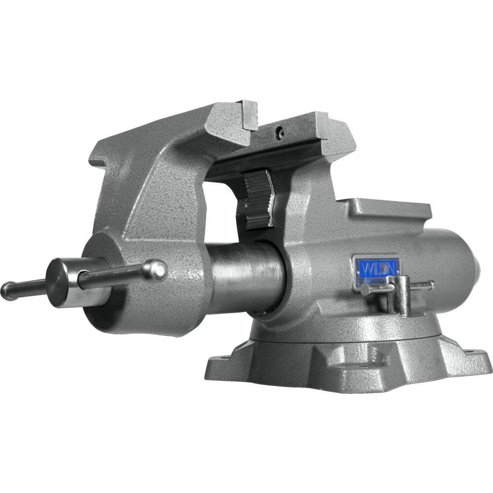 Wilton Mechanics Pro Vise 8 Jaw Width 8-1/2in Jaw Opening 360 Swivel Base, large image number 1