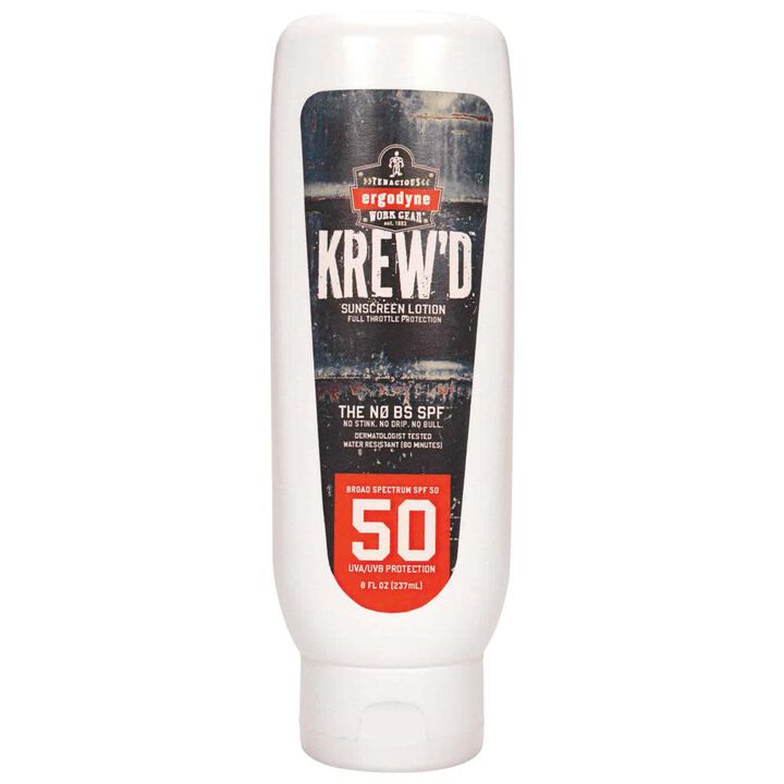 Ergodyne Single Sunscreen Lotion SPF 50 8oz, large image number 0