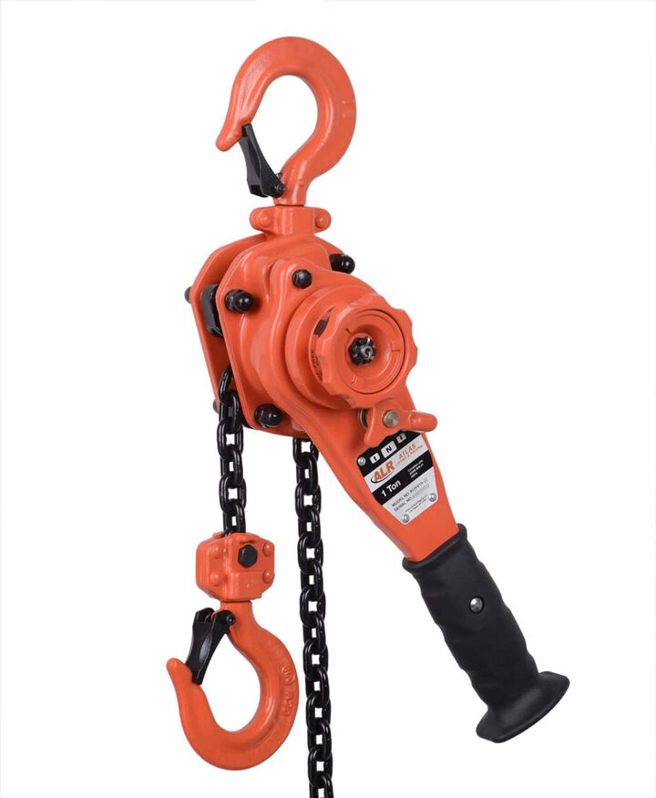 Atlas Lifting and Rigging ALH 1 Ton Lever Chain Hoist 2200 lbs 5 Ft. Chain