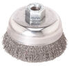 Bosch 4 Inch Wheel Diameter 5/8-11 Arbor Carbon Steel Crimped Wire Cup Brush, small image number 1