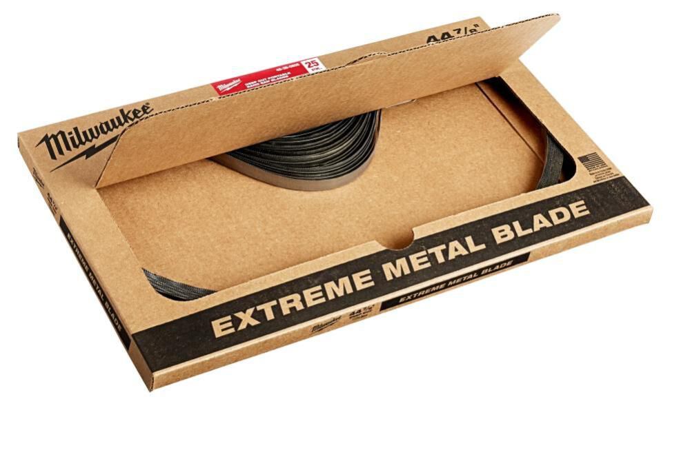 Milwaukee Extreme Thick Metal Band Saw Blades 25PK Deep Cut, large image number 2
