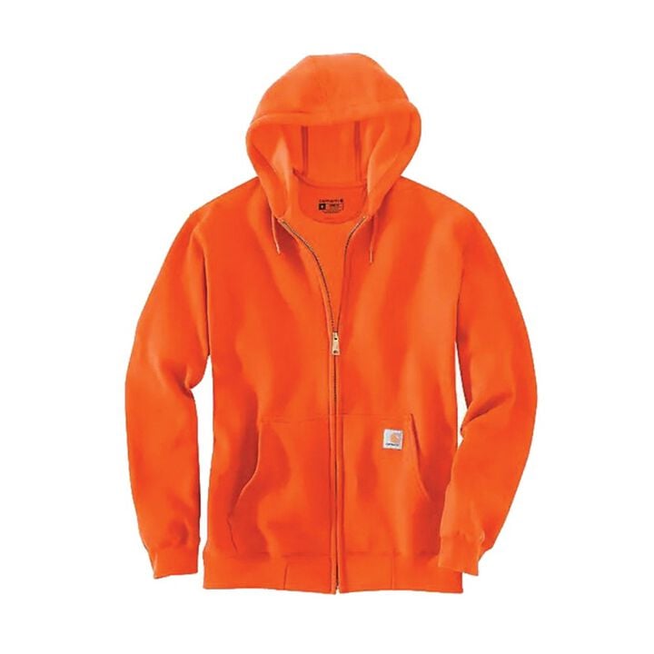 Carhartt Marquette Full-Zip Hooded Sweatshirt Orange