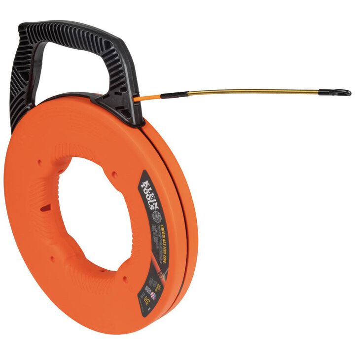 Klein Tools 50' Fiberglass Fish Tape w/ Leader