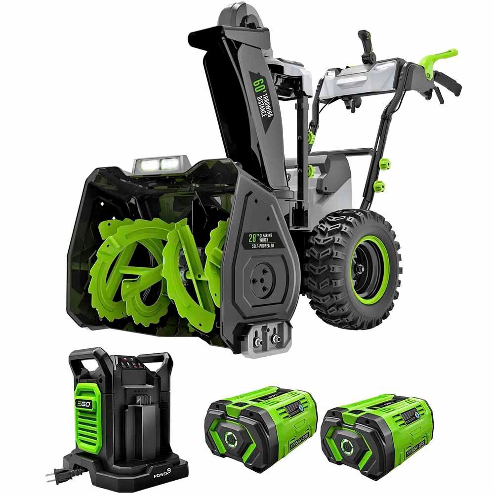 EGO 28 in Snow Blower Kit Self-Propelled 2-Stage with Two 12Ah Batteries, large image number 1