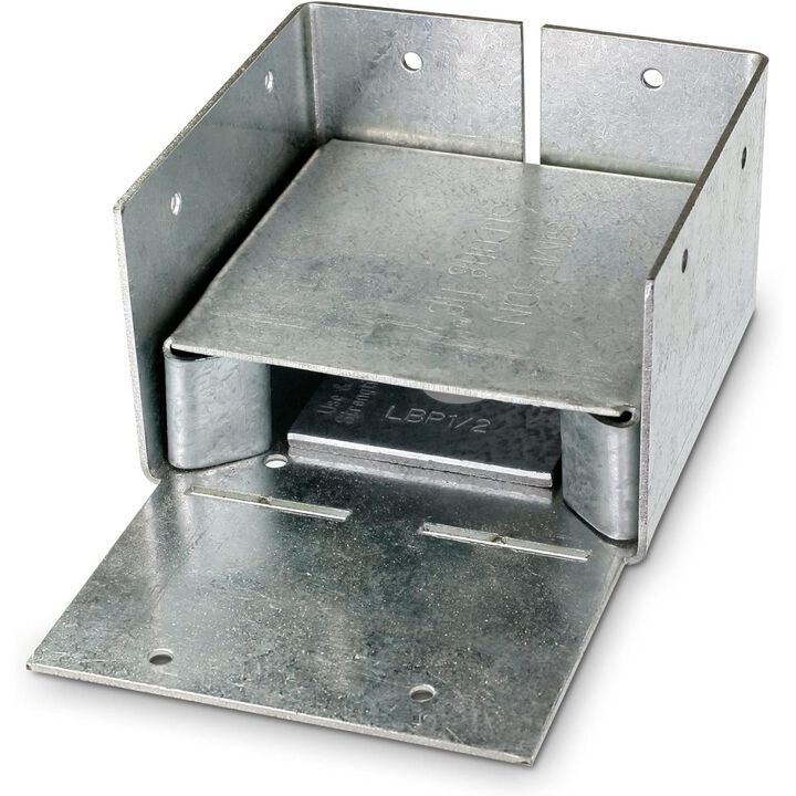 Simpson Strong-Tie 16 Gauge 4 x 4 ZMAX Coating ABW Adjustable Post Base