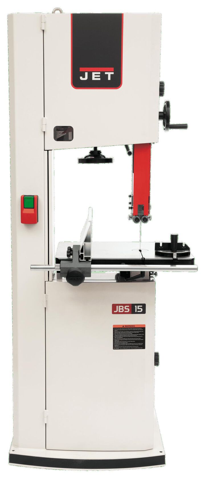 JET JWBS-15 15 In. Steel Frame Bandsaw, large image number 1