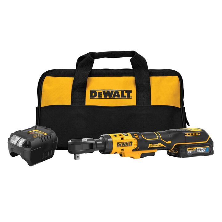 DEWALT 20V 3/8" Ratchet With POWERSTACK Battery