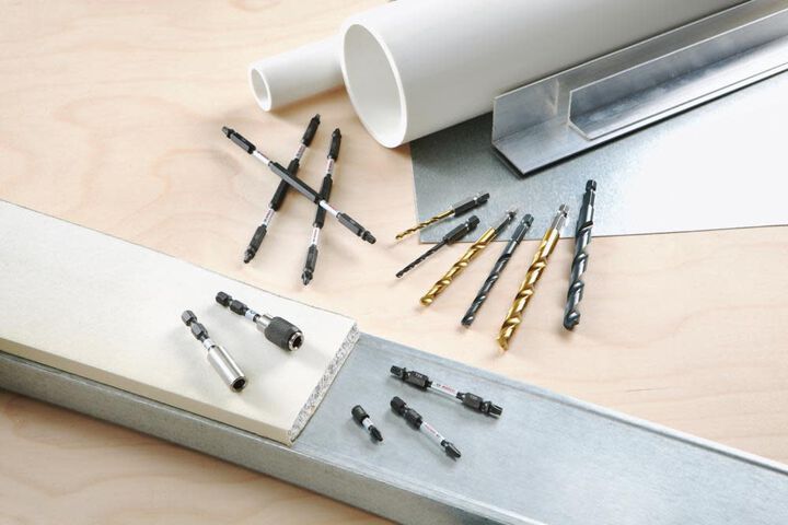 Bosch Impact Tough Phillips Square and Torx 2 Inch Power Bits with Clip for Custom Case System 8 Piece, large image number 3