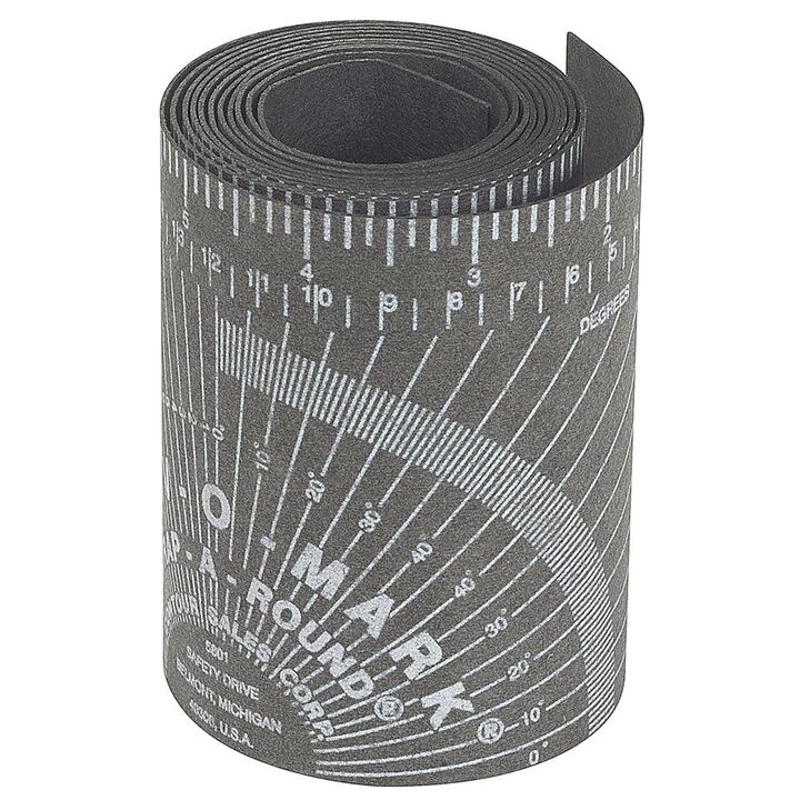 Jackson Safety Flexible Wrap-A-Round Pipe Marking Tool 6 In. to 16 In. Pipe Diameter Black XXL, large image number 0