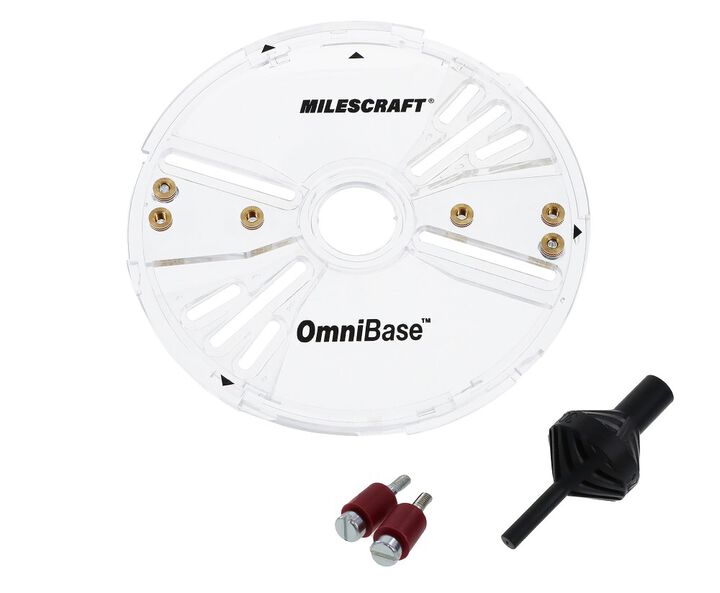 Milescraft Universal Metal Bushing Router OmniBase Plate