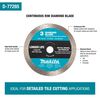 Makita 3 Inch Continuous Rim Diamond Blade for Ceramic and Porcelain, small image number 2