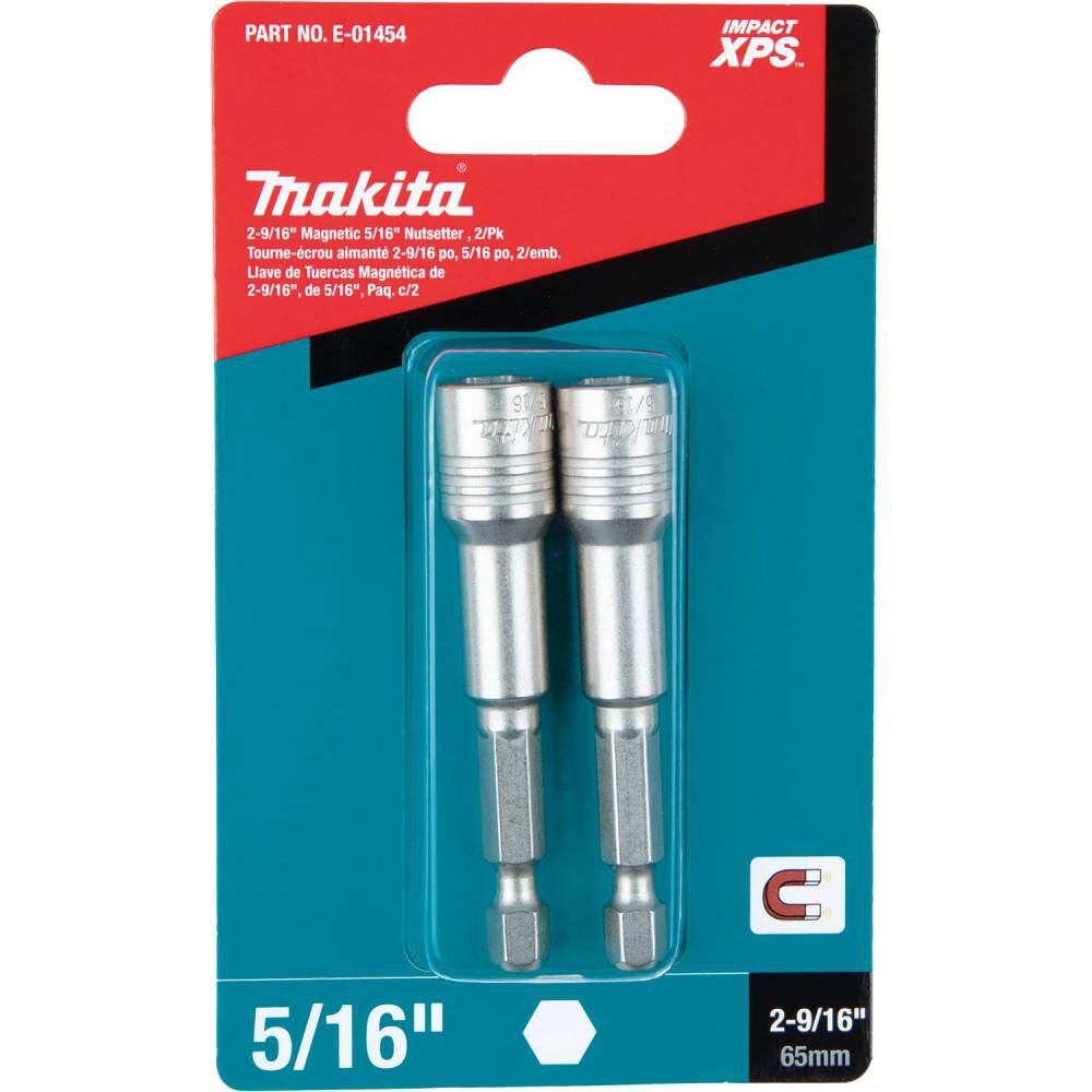 Makita Impact XPS 2-9/16 Inch Magnetic 5/16 Inch Nutsetter 2pk, large image number 2