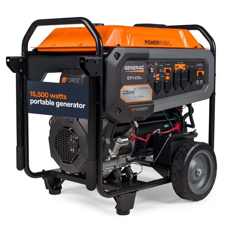 Generac GP Series 19,300 Watt Gas Powered 49-State Portable Generator with COsense Technology