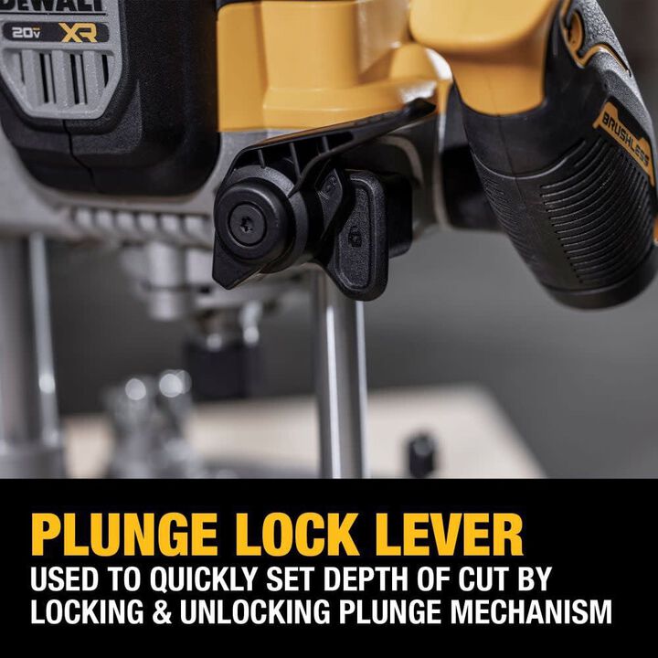 DEWALT 20V MAX Cordless Plunge Router & Li-Ion 5Ah Starter Kit Bundle, large image number 11
