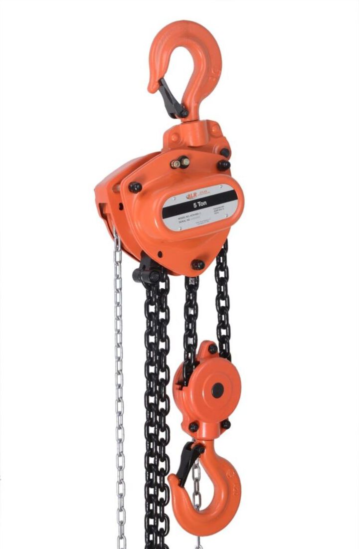Atlas Lifting and Rigging ACH 5 Ton Chain Hoist 11000 lbs 30 Ft. Lift