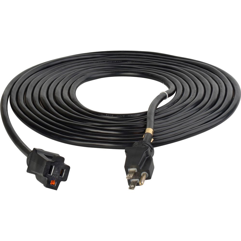Century Wire Pro Classic 100 ft 14/3 SJTW Black Non-Lighted Extension Cord, large image number 1