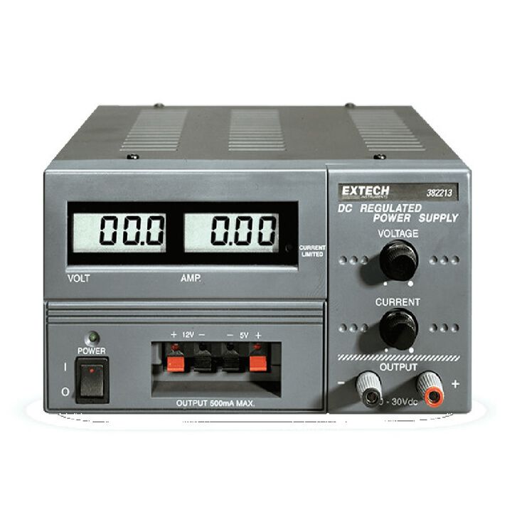 Extech 30V 3A Triple Output Digital DC Power Supply
