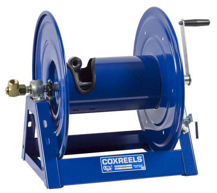 Coxreels Hand Crank Hose Reel 1/2in x 200' 3000PSI EPR Seals