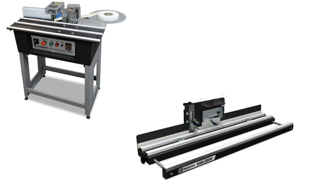 Maksiwa International Portable Edgebander and Trimming Machine Bundle, large image number 1