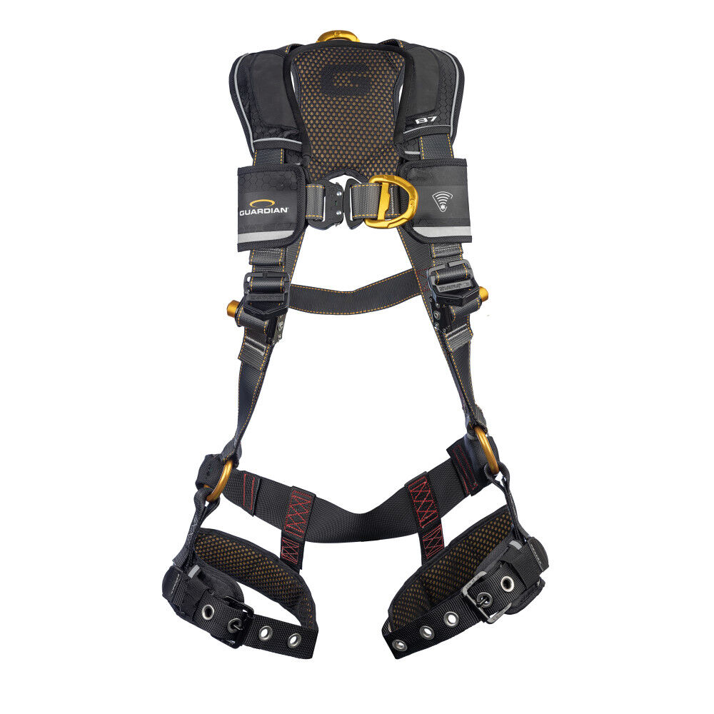 Guardian Fall Protection Full Body Harness with QC Chest/TB Leg Buckle D-Ring, large image number 1