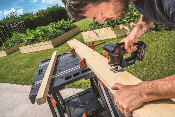 Worx POWER SHARE 20V AXIS 2 in 1 Reciprocating Saw & Jigsaw Kit, large image number 5