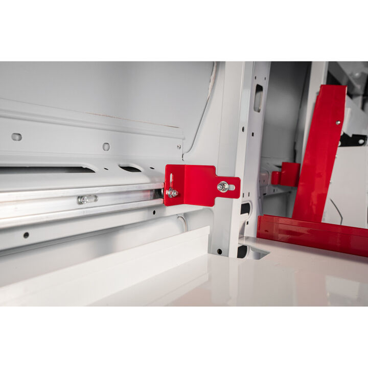 Weather Guard Folding Shelf Mounting Rails, Mercedes-Benz Sprinter 170 Inch Wheelbase, Passenger and Driver Rear, large image number 2