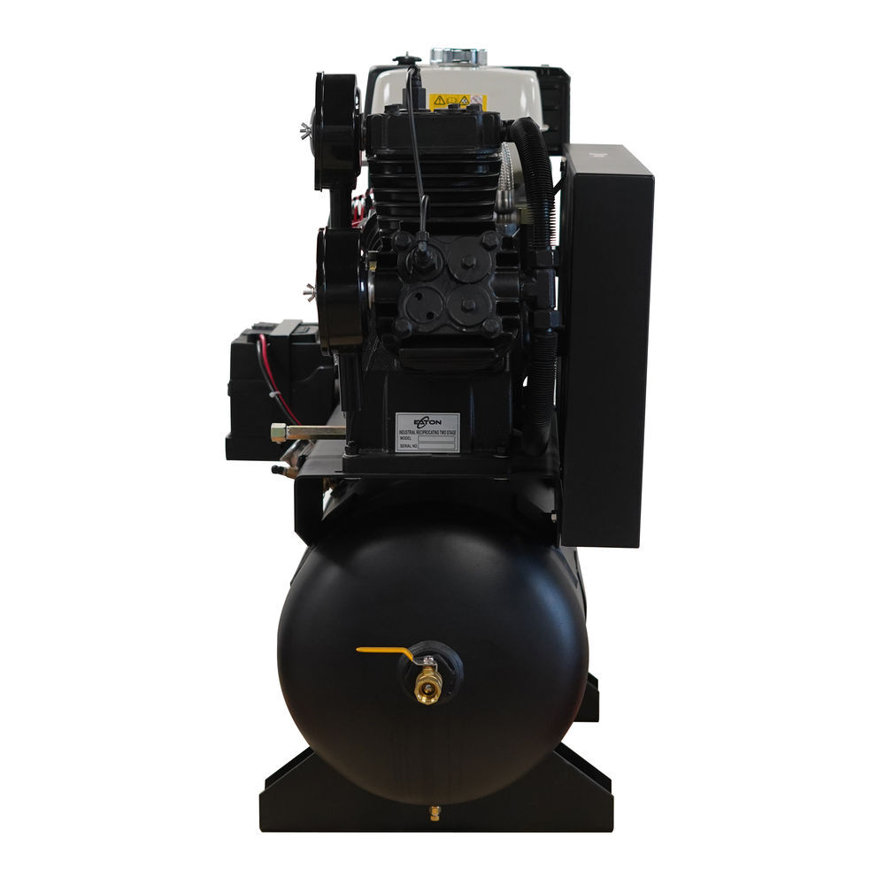 EMAX 26 CFM 30 Gallon Horizontal Air Compressor with 13HP Honda Gas Engine, large image number 3