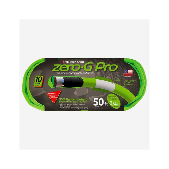 Teknor Apex Zero-G Pro 3/4 Inch Diameter x 50 Ft Length HeavyDuty Garden Hose, large image number 0