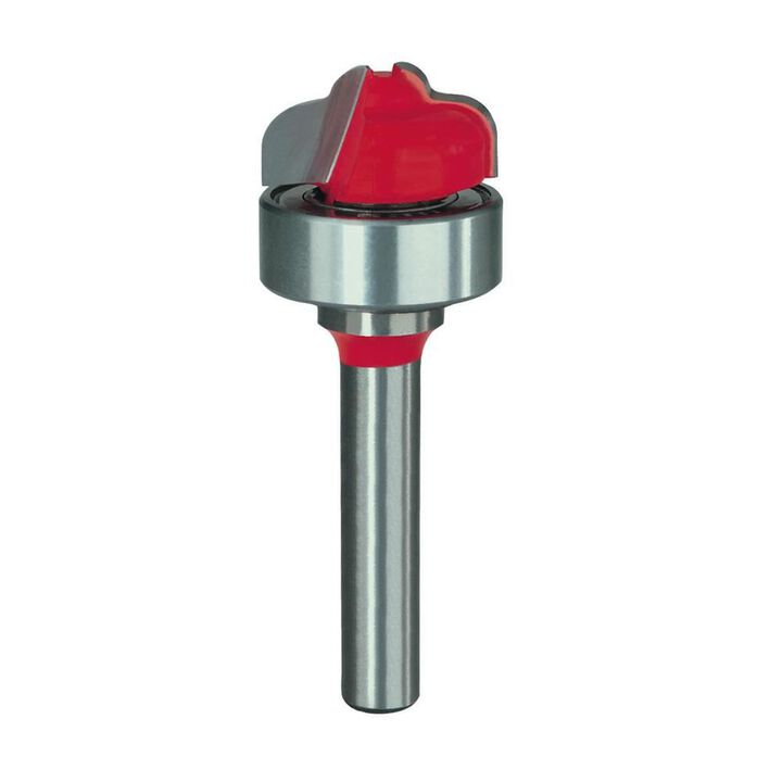 Freud 3/4 In. (Dia.) Top Bearing Double Cove Groove Bit with 1/4 In. Shank