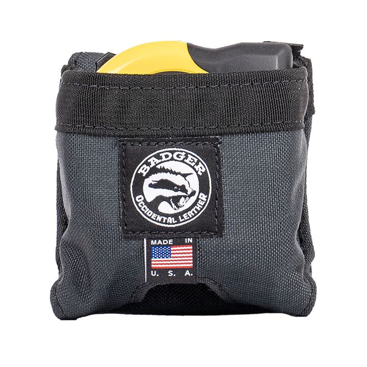 Badger Tool Belts Tape Holster, Gunmetal