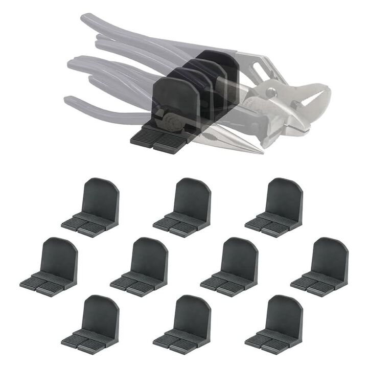 Stealthmounts TPE Drawer Hive Plier Holder, Black, 10 Pieces