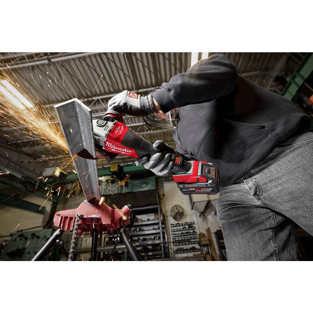 Milwaukee M18 FUEL 4-1/2 Inch-6 Inch Braking Grinder, Paddle Switch (Bare Tool), large image number 10