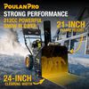 Poulan Pro 24 Inch 212 cc Self Propelled Two Stage Gas Snow Blower with Grips, small image number 3