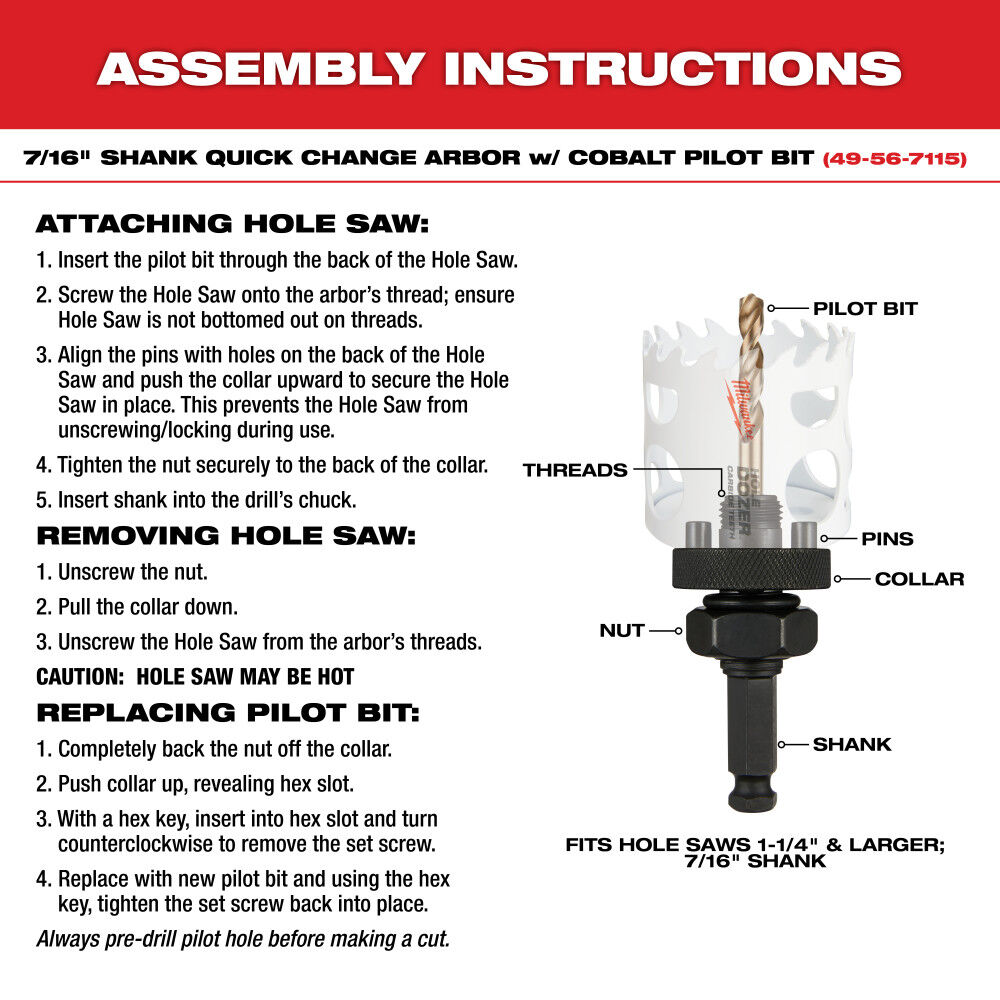 Milwaukee 3-1/8 in. Hole Dozer Bi-Metal Hole Saw, large image number 5