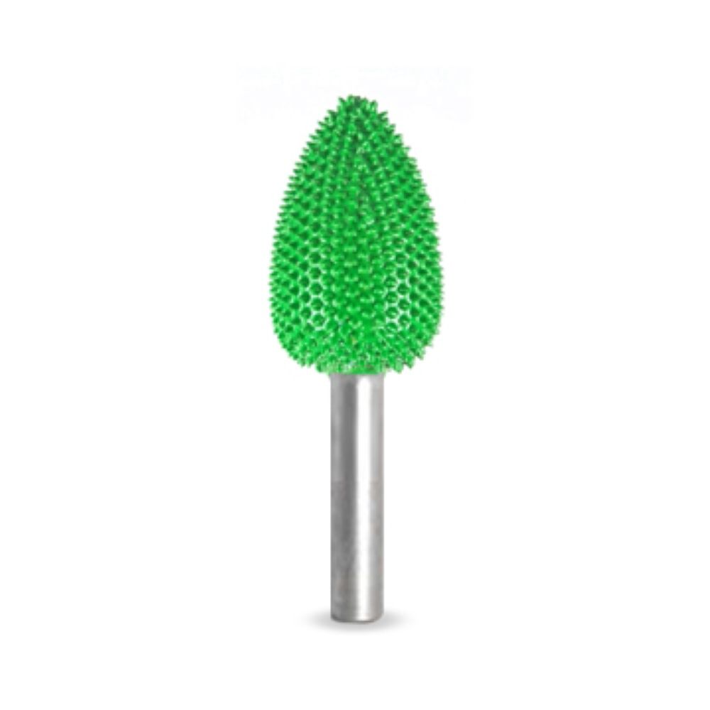 Saburrtooth 1/4in Shank Flame 3/4in Coarse Grit, large image number 1