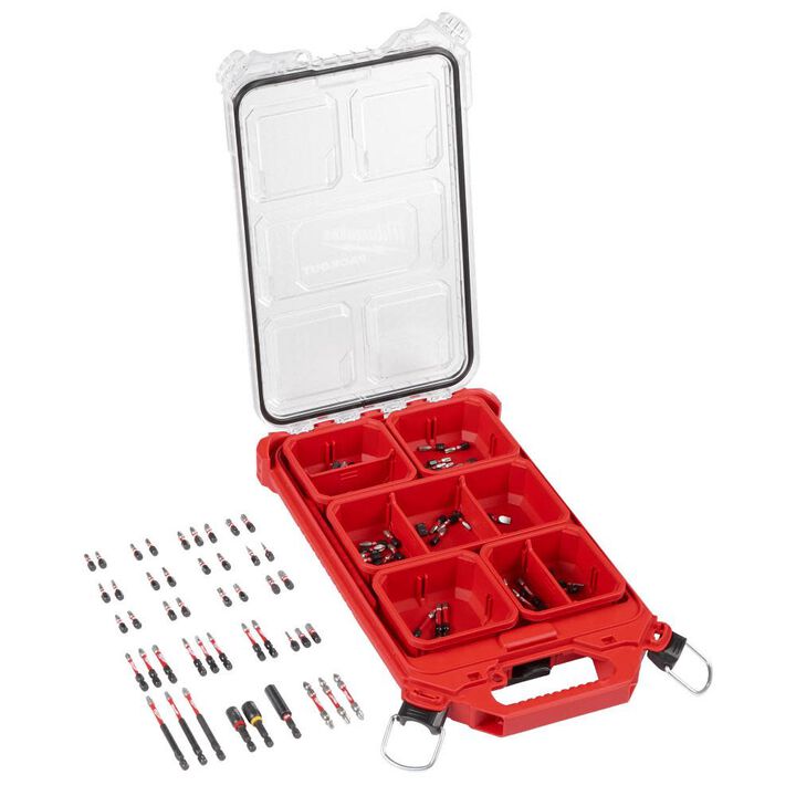 Milwaukee SHOCKWAVE Impact Duty Driver Bit PACKOUT Set, 90 Pieces