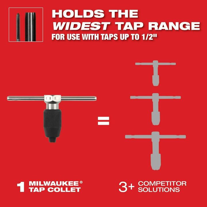 Milwaukee SAE Tap & Die PACKOUT 38pc Set with Hex-LOK 2-in-1 Handle, large image number 6