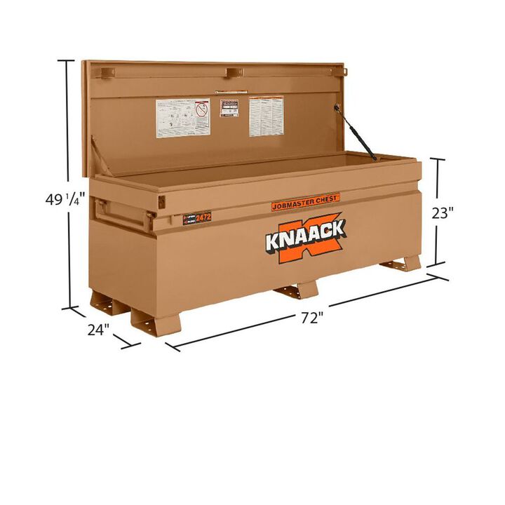 Knaack Model 2472 24.5 Cu-Ft. Steel Chest with KL (Padlock), large image number 3