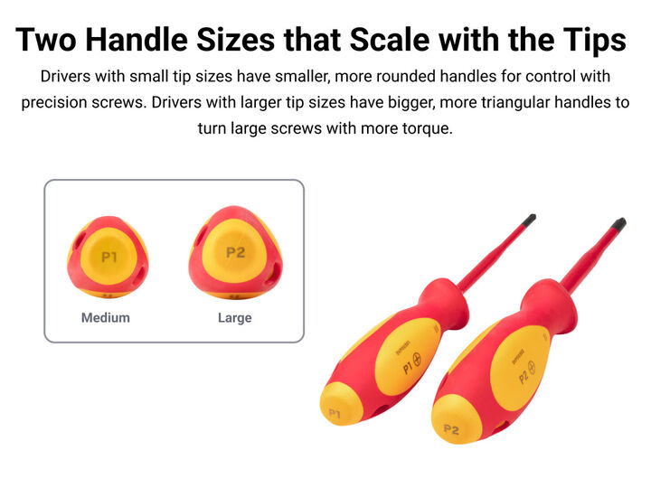 Tekton Insulated Screwdriver Set with Organizer 6 Piece #1-#2 5.5-6.5 mm S1-S2, large image number 5