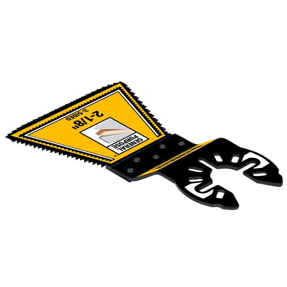 DEWALT Oscillating 2 1/8 Inch 3-Sided General Purpose Blade 3 Pack, large image number 3