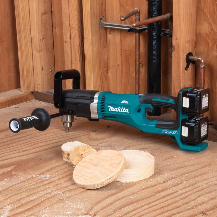 Makita 18V X2 (36V) LXT 1/2in Right Angle Drill Kit, large image number 4