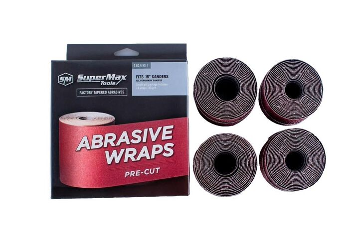 Supermax Tools 16 In. 36 Grit Pre-Cut abrasive-4 pack Box