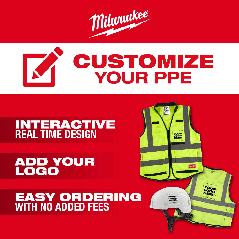 Milwaukee BOLT Gray Full Brim Hard Hat with 4pt Ratcheting Suspension Type 1 Class E & USB Cooling Fan Bundle, large image number 6
