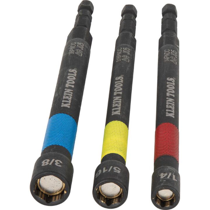Klein Tools Color-Coded Power Nut Setter 3pc, large image number 2