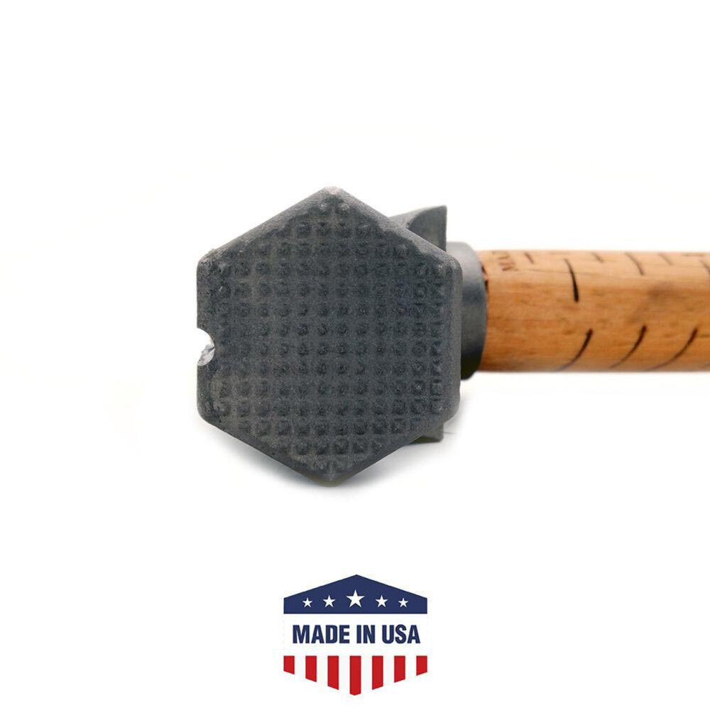 Boss Hammers 12oz Titanium Head Milled Face Hammer with Hickory Handle, large image number 2