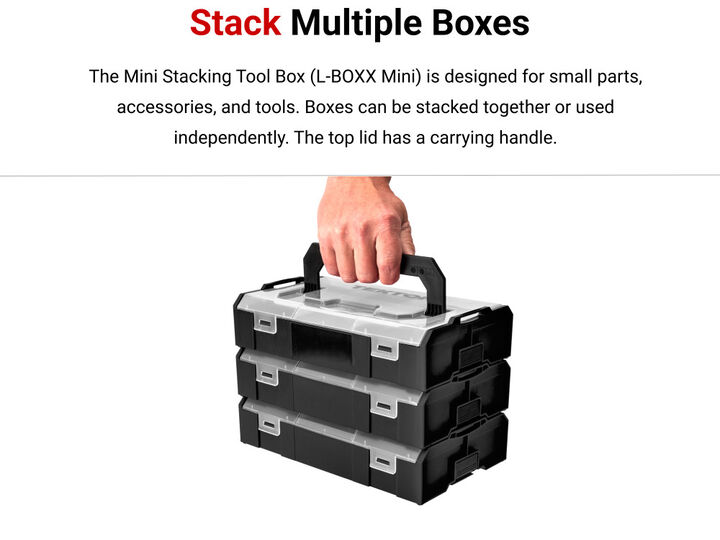Tekton 3/8 Inch Long Hex Bit Sockets with Stacking Organizer, 1/8 - 3/8 Inch, 8 Pieces, large image number 4