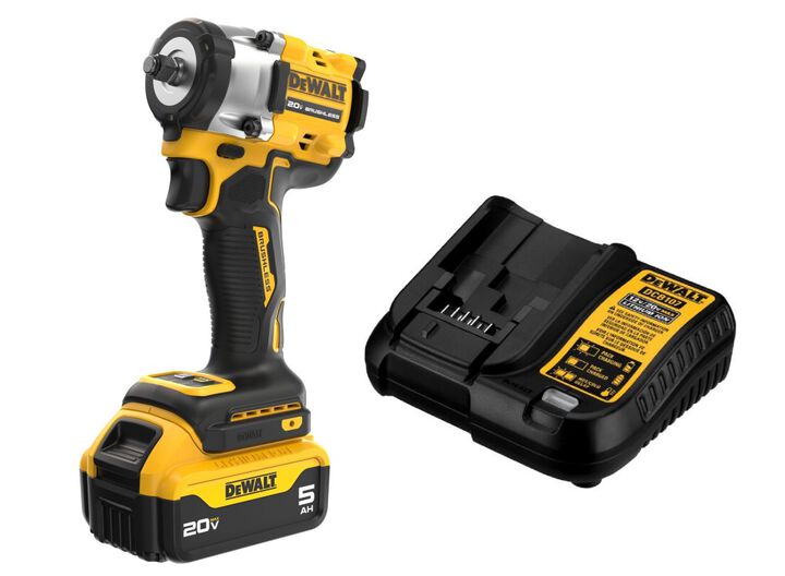 DEWALT ATOMIC 20V MAX 3/8 Inch Impact Wrench with Hog Ring Anvil Kit