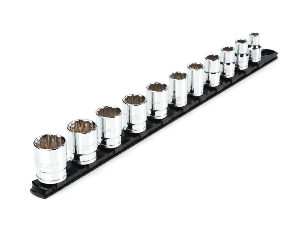 Tekton 1/2 Inch 12 Point Socket Set, 11 Pieces (3/8-1 Inch), large image number 1