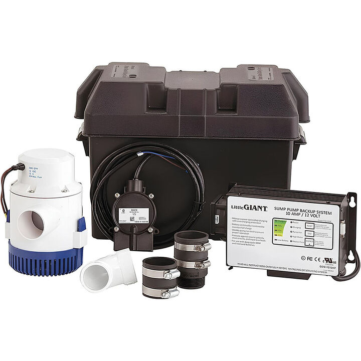 Little Giant Pump SPBS-12HF Sump Pump Battery Backup System