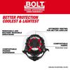 Milwaukee BOLT Full Brim Non-Vented Safety Helmet  Type 2, Class E, Orange, small image number 4